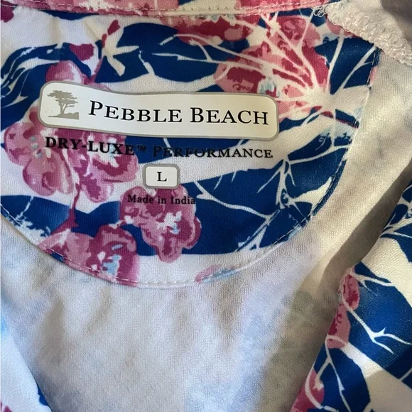 Pebble Beach woman’s golf floral pullover Large - Picture 7 of 12